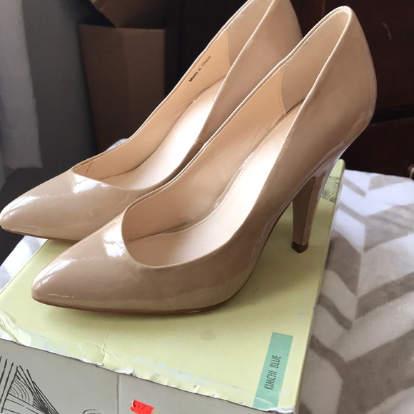 KIMCHI BLUE urban outfitters nude heels 8.5 - Picture 2 of 8